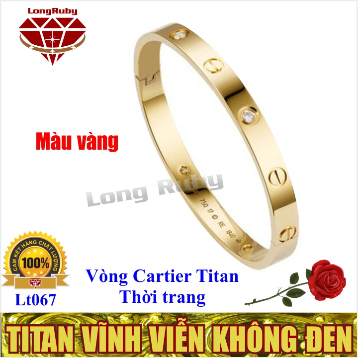 VÒNG TAY NAM NỮ TITAN MÀU VÀNG, HỒNG, TRẮNG | LẮC TAY THỜI TRANG