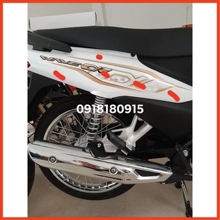 Bộ ốp sườn wave anpha 110 2020-2021 honda