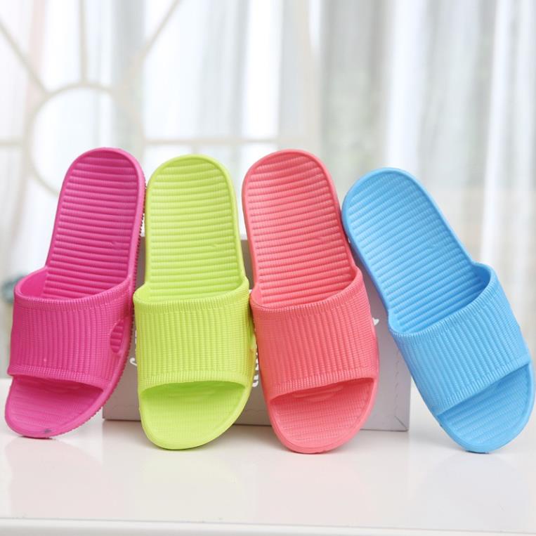 Dép nam nữ đi trong nhà siêu cute, Dép lê chống trơn trượt, siêu nhẹ, êm chân không bong tróc đi nhà tắm văn phòng DU5