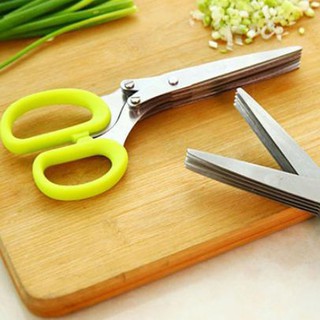 Kéo 5 Lưỡi Dùng Để Cắt Hành, Ớt