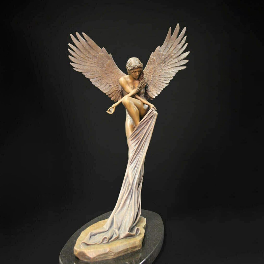 Mô hình tượng thiên thần bằng nhựa thông đa năng trang trí phòng khách/ phòng ngủ