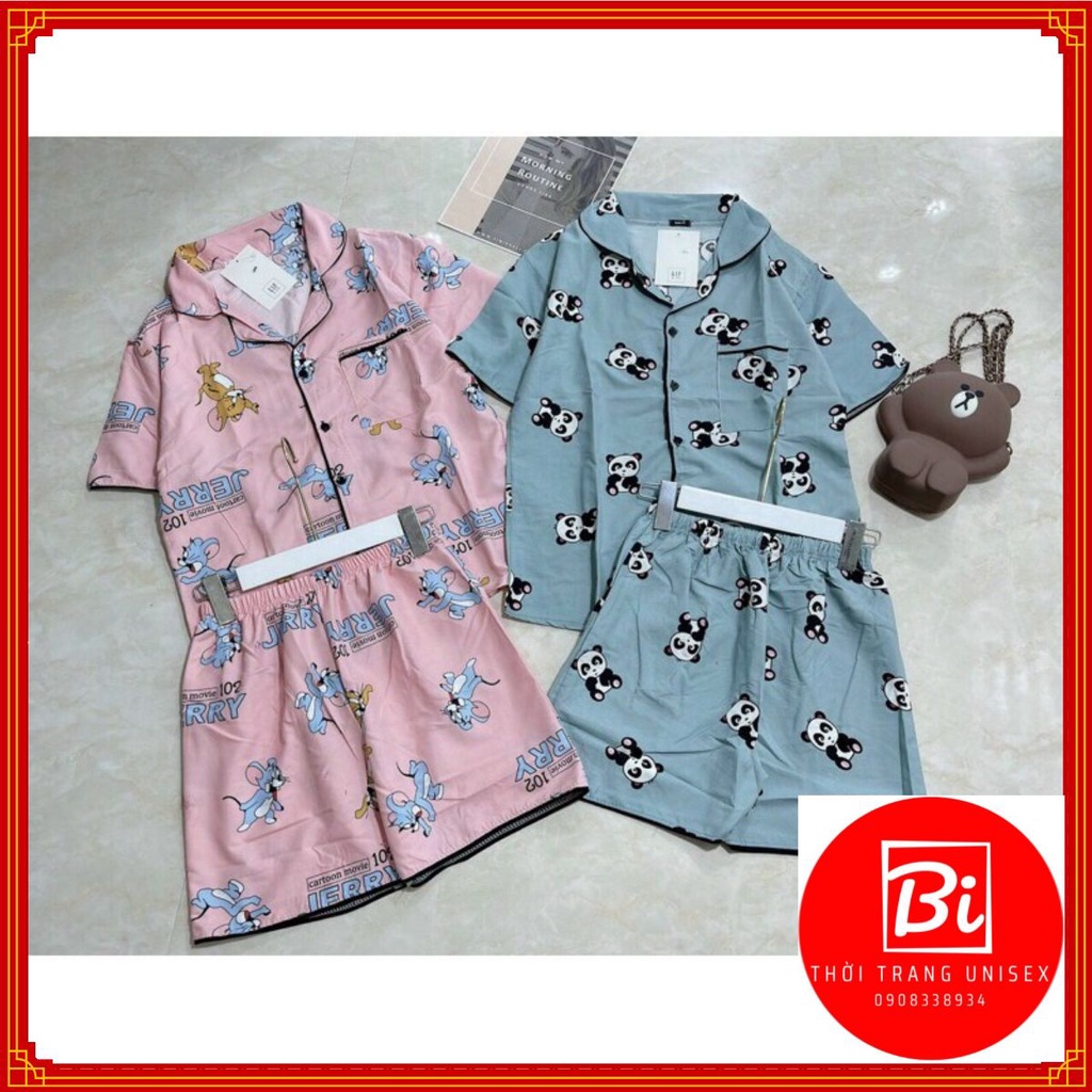 Set Đồ Bộ Đùi Pijama Mặc Nhà Cực Mát Freesize &lt; 53kg