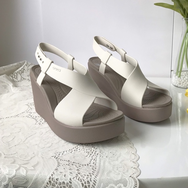 Sandal Cross Nữ Brooklyn High Wedge Đế Cao 9P Nhiều Màu