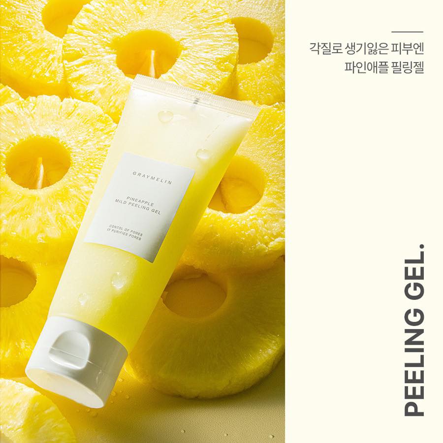 GEL TẨY TẾ BÀO CHẾT DỨA KHÔNG HẠT GRAYMELIN PINEAPPLE MILD PEELING GEL