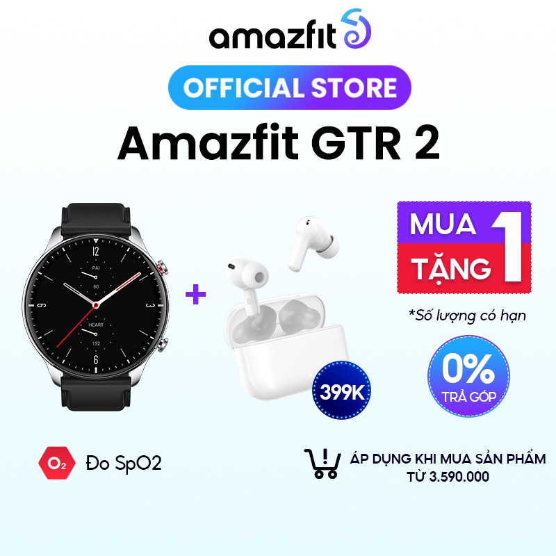 Đồng Hồ Thông Minh Amazfit GTR 2 - Có Tiếng Việt - Nghe Cuộc Gọi - BH 12 Tháng 1 đổi 1