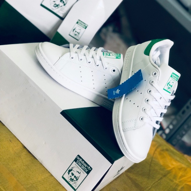 [FULL BOX] Hàng 1:1 Stan Màu Trắng Gót Xanh | BigBuy360 - bigbuy360.vn