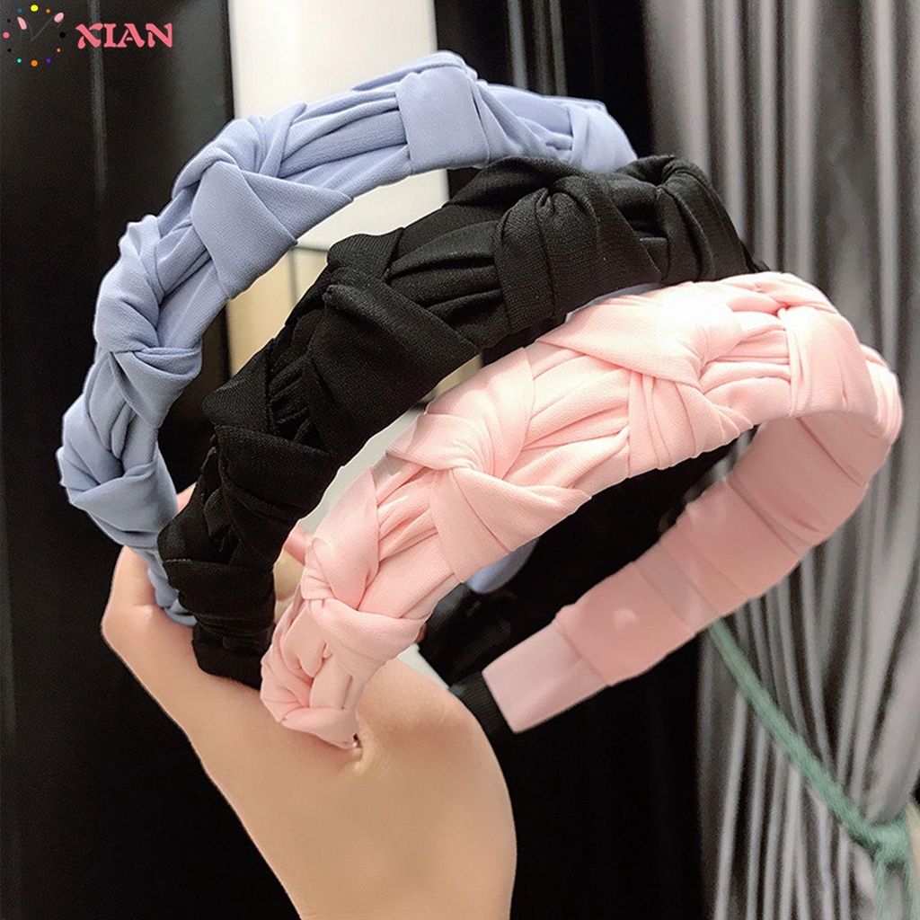 Furccostair Băng Đô Cài Tóc Mềm Mại Màu Trơn Thời Trang Hàng Đầu Chất Lượng Cao Chống Trượt Nhiều Màu Cho Nữ