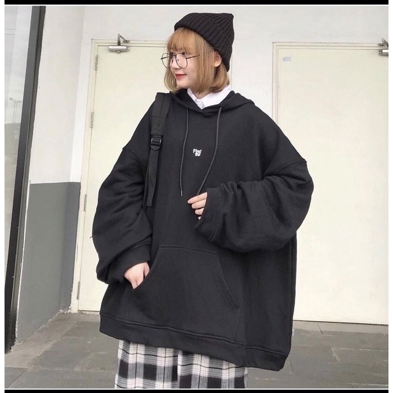 áo hoodie trắng đen hot trend giới trẻ hãng local brand