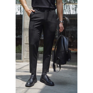 Quần Tây Americus Gosani AG096 Phom Slimfit Màu Đen Và Xám Đen