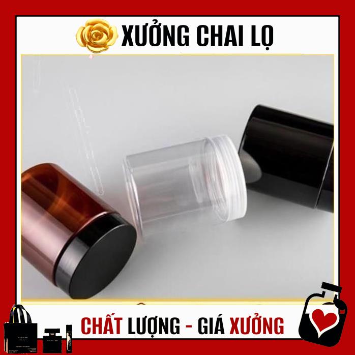 [TOP GIÁ RẺ] Hũ nhựa pet 250g chiết mỹ phẩm, đựng kem ,Xưởng Chai Lọ