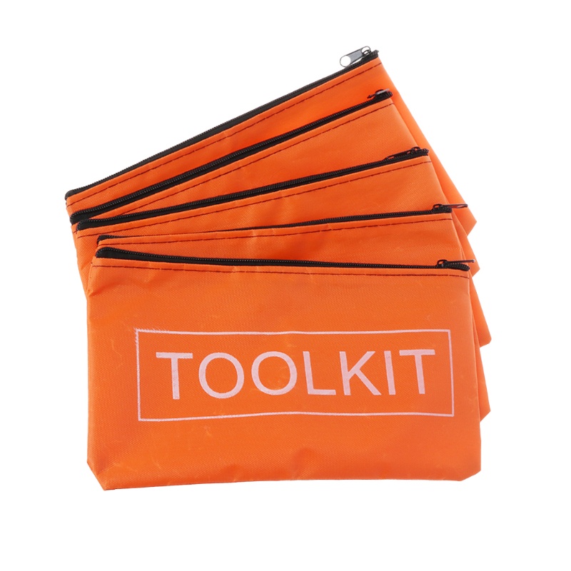 Túi Đựng Đồ Trang Điểm 7.7x3.9in Bằng Vải Oxford Chống Nước Có Khóa Kéo Tiện Dụng Khi Đi Du Lịch