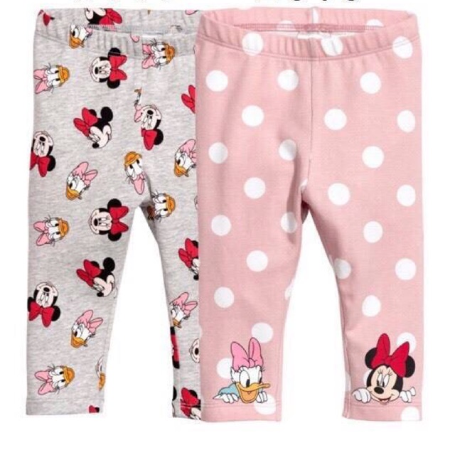 Freeship 99k toàn quốc_,SALE 49k size nhí Quần Legging hình Mickey Donald HM