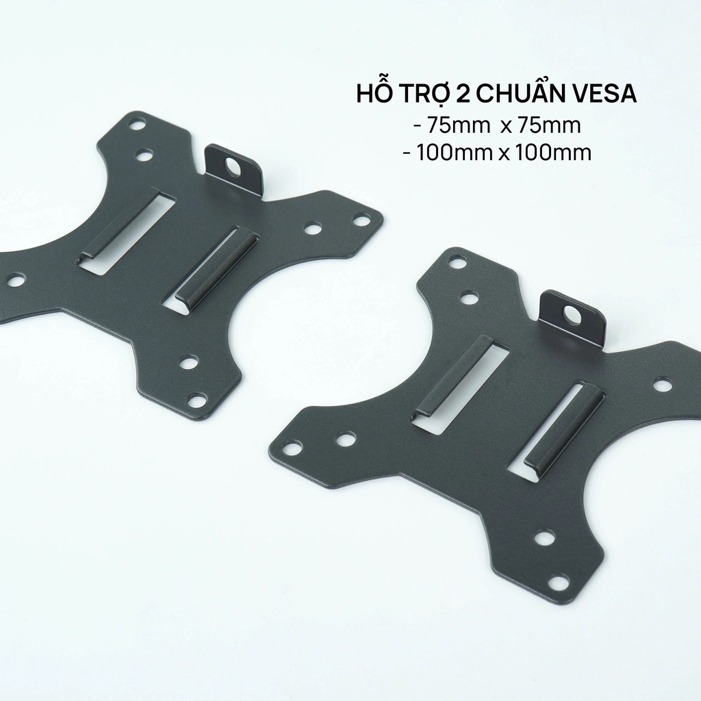 Giá treo màn hình máy tính Human Motion T9-1B Pro tải trọng 15kg, hợp với màn 17 - 35 inch, xoay nhiều góc - ERGOHOME