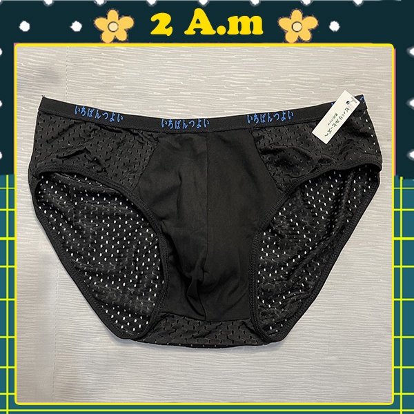 Quần Lót Nam Muji Lưới Nhật Thông Hơi, Quần Sịp nam Lưới Nhật Kháng Khuẩn,chất liệu thun lạnh
