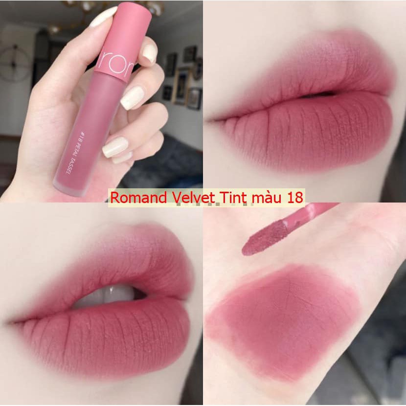 SON ROMAND ZERO VELVET TINT MẪU MỚI 2020 (MÀU 18.19.20.21)