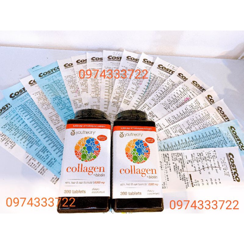 Collagen Biotin Youtheory 390 viên của Mỹ