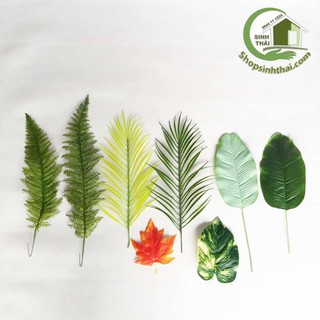 Lá cây trang trí - phụ kiện lá cây chụp hình ảnh sản phẩm - chọn mẫu