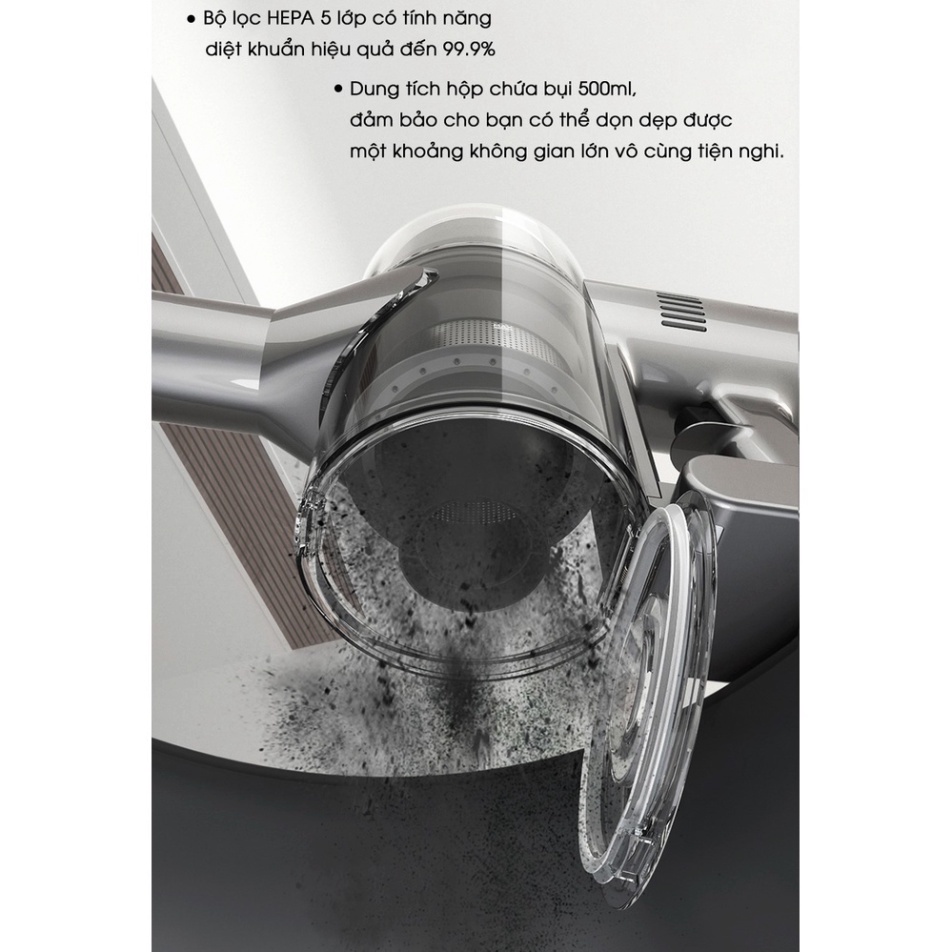 Máy Hút Bụi xách tay Không Dây đa chức năng Xiaomi Dreame V12 Pro Lực Hút 32.000 Pa Hàng Chính Hãng