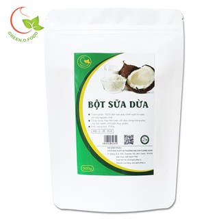 Bột sữa dừa Bến Tre - 500g Green.D.Food