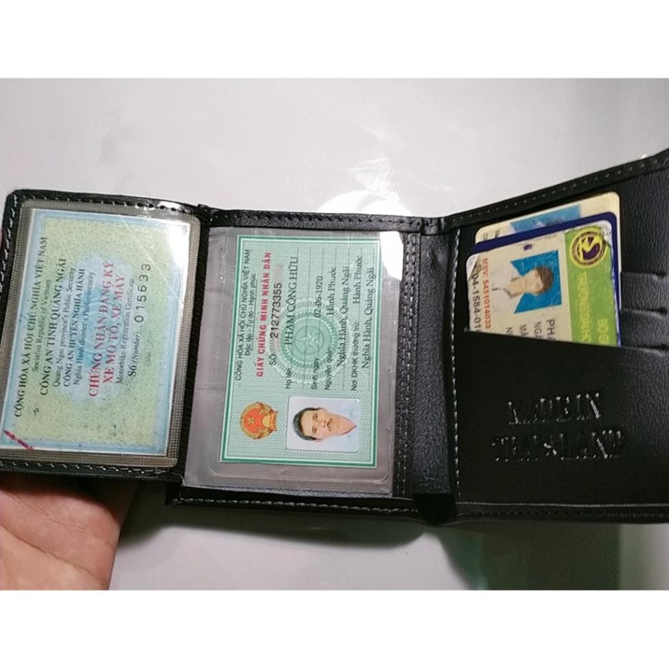 🎁 Giá Dùng Thử 🎁 Ví Đứng Nam Cao Cấp - Ví Da Nam Nhỏ Gọn Hợp Thời Trang
