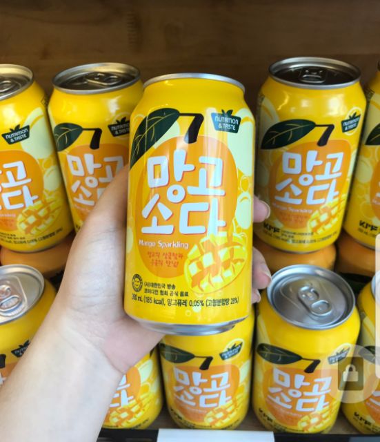 Nước soda vị dưa hấu, xoài, mận Hàn Quốc ( có sẵn)