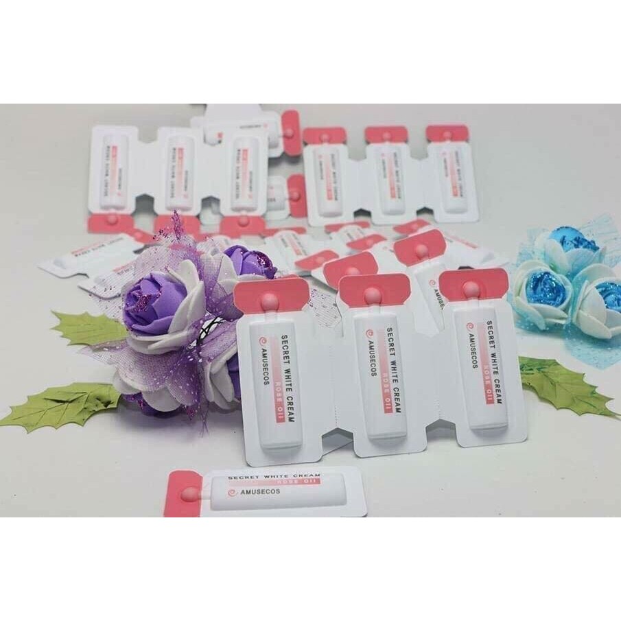 GEL LÀM HỒNG VÀ SE KHÍT ÂM ĐẠO AMUSECOS SECRET WHITE CREAM ROSE OIL
