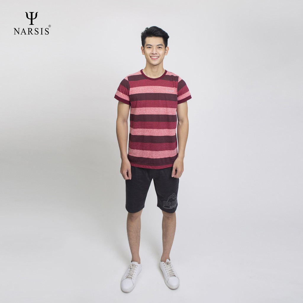Áo cộc tay nam Narsis D5020 mận kẻ