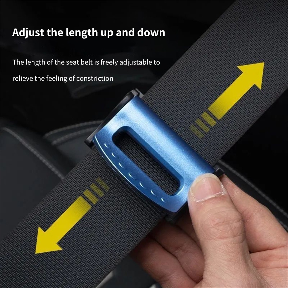 2 Chiếc Xe Có Thể Điều Chỉnh Dây Đai Limiter Đa Năng Toàn Xe Hơi Ô Tô Kẹp An Toàn Có Thể Điều Chỉnh Tự Động Chặn Khóa Kẹp Xe Dây khóa