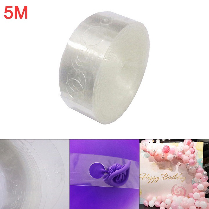 Cuộn Dây Kết Bong Bóng Trang Trí 5m
