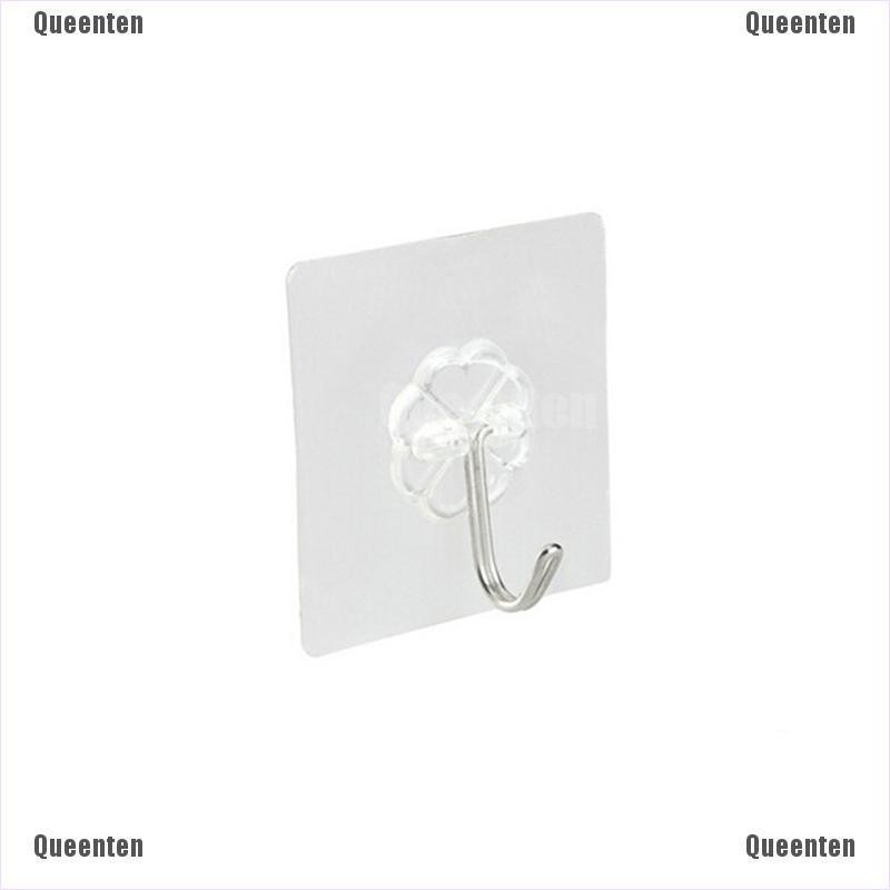 ★Queen★5pcs Load Bearing 10KG Seamless Adhesive Hook Strong Stick Hook Kitchen Wall Hanger