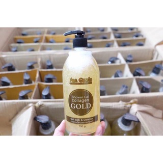 Sữa tắm "aya gentle" - tinh chất vàng 24k & collagen