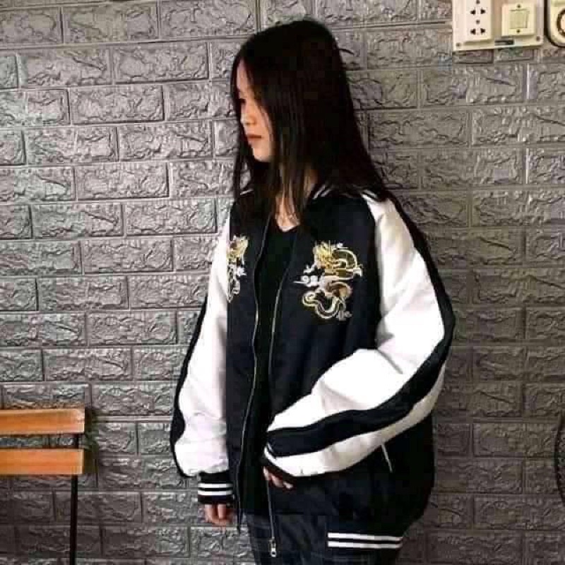 Áo Khoác Gió Japlang Rồng Thêu