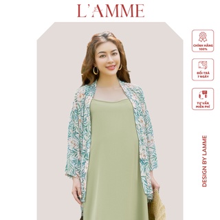 Áo bầu sau sinh Kimono chất voan lụa mềm mại cho me bầu thời thượng thiết kế bởi LAMME