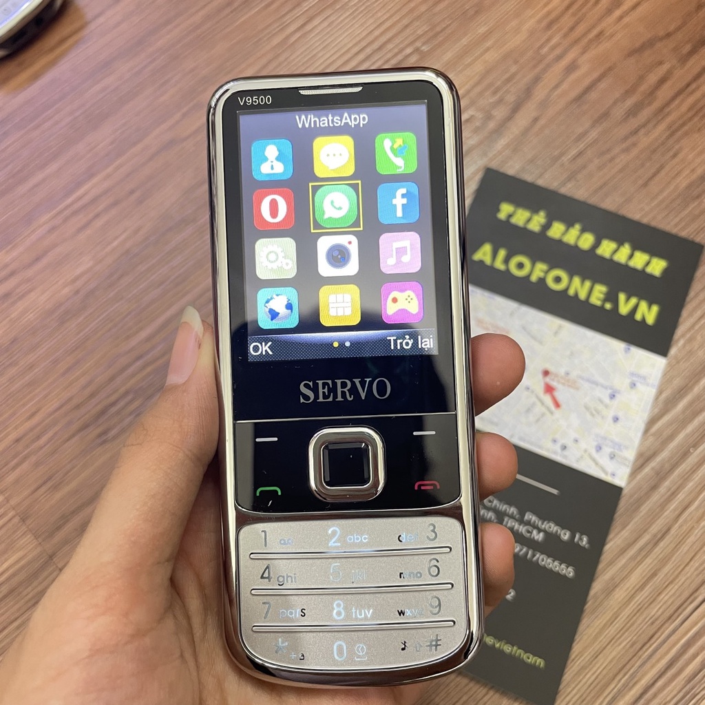 ĐIỆN THOẠI 4 SIM SERVO V9500 NHỎ GỌN LƯU 500 SỐ 23 TRÒ CHƠI
