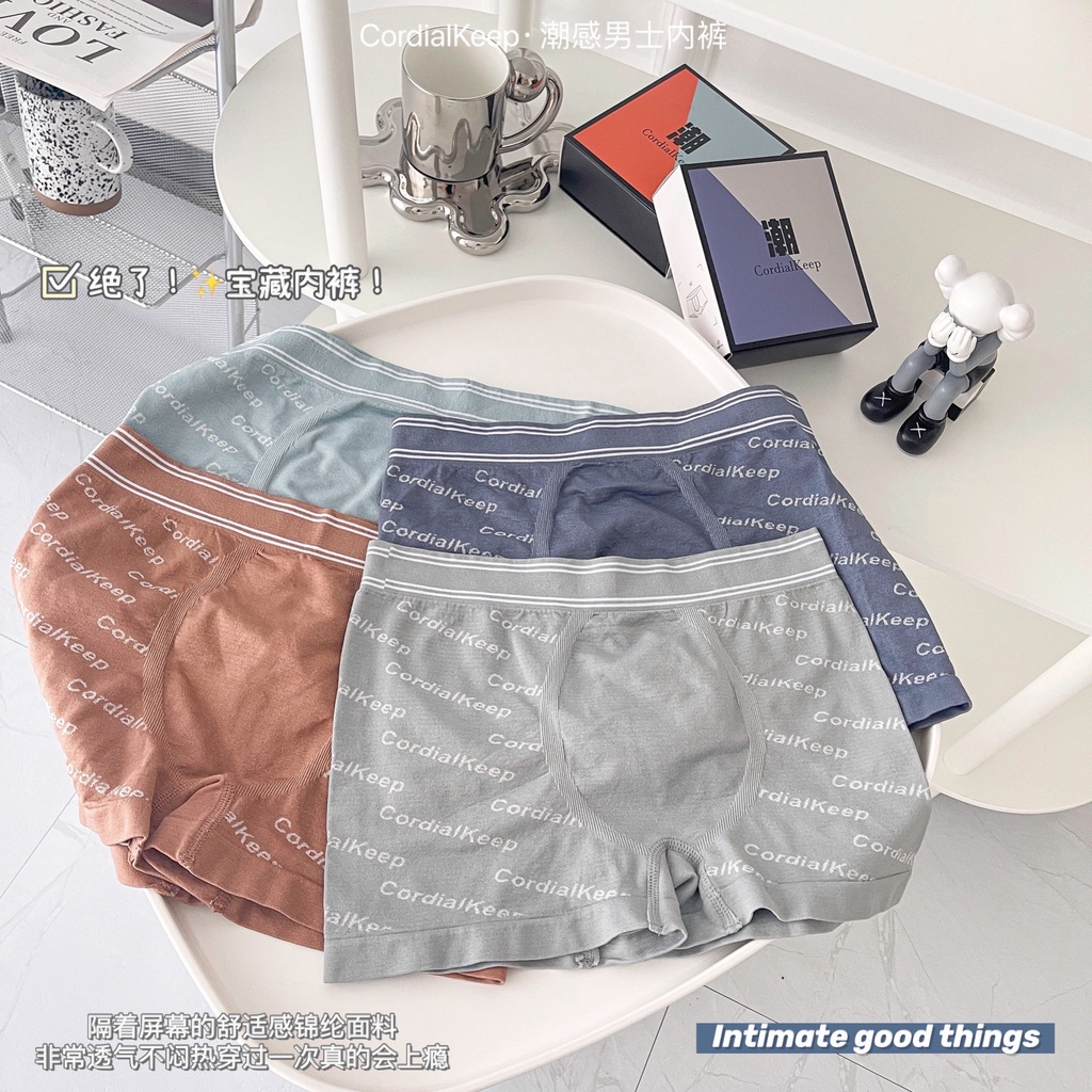 Quần lót boxer thể thao thoáng khí thời trang dành cho nam