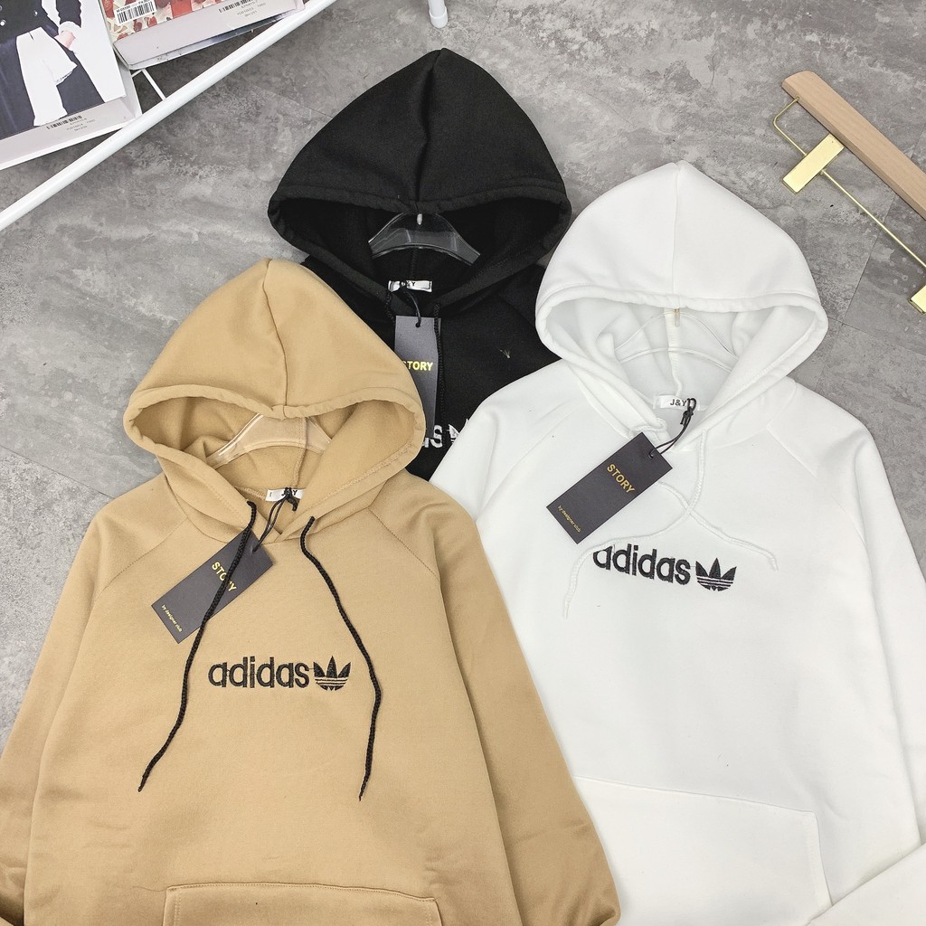Áo Hoodie UNISEX ADIDAS Form Rộng - Áo Hoodie ADIDAS Nỉ Dày Dặn Cotton Mềm Mịn | BigBuy360 - bigbuy360.vn