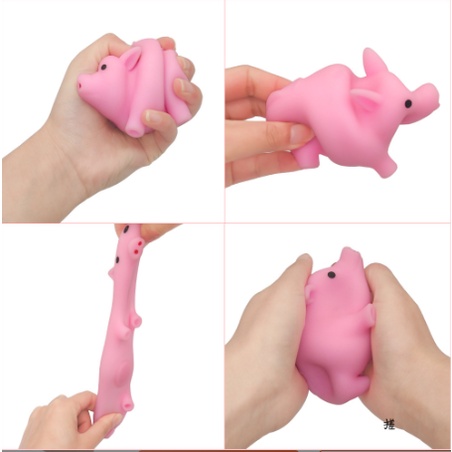 Heo hồng bóp DCB53 bóng lười thú bóp thủ công handmade squishy toy