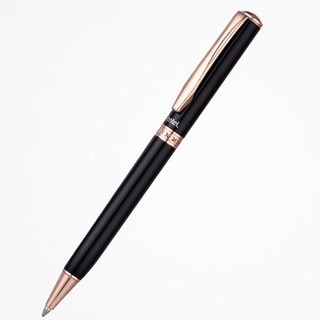 Bút ký cao cấp Pentel MẠ VÀNG mực bi xanh nắp vặn B811APG-C - kèm hộp sang trọng