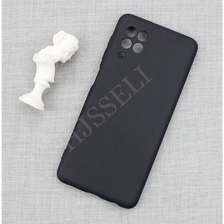 Ốp Điện Thoại TPU Dẻo Viền Đen Màu Đen Nhám Thời Trang Cho Samsung Galaxy M22 Samsung M02 M12 M21 M31 M32 M51 M62