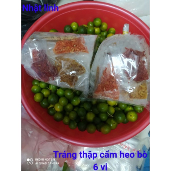 Sỉ- lẻ bánh tráng trộn thập cẩm cay ngon( kèm quất kèm nước sốt)tách riêng gia vị