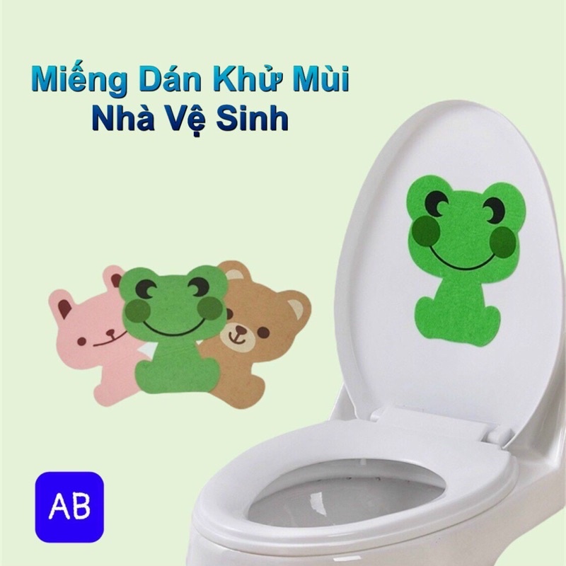 Miếng Dán Khử Mùi Nhà Vệ Sinh Hình Thú Nghộ Nghĩnh🥰🥰