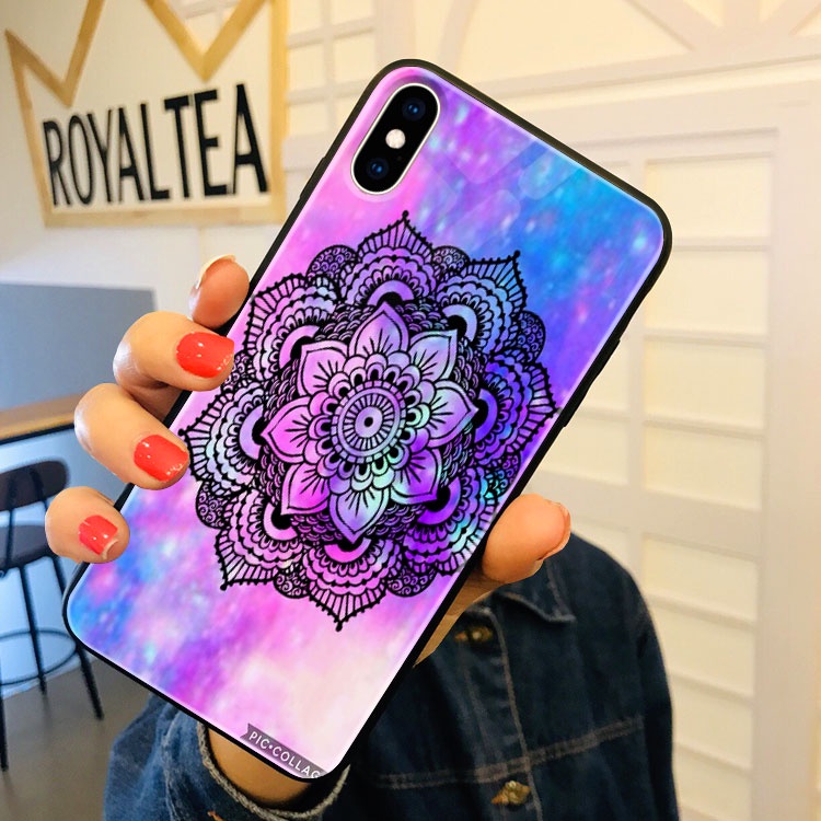 Ốp Lưng Iphone 6 s cute Mandala_192 RedStone 6splus/7/7plus/8/8plus/x/xr/xs/11/12/pro/max/plus/promax