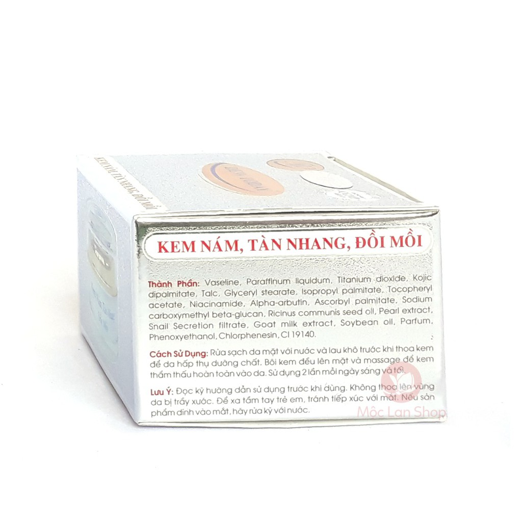 Kem DEW TODAY Nám, Tàn Nhang, Đồi Mồi 5gr