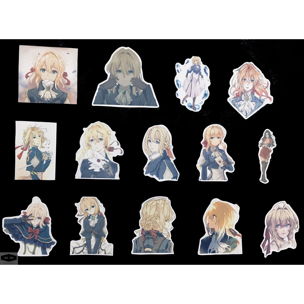 Bộ hình dán - sticker anime Violet Evergarden - Búp Bê Ký Ức