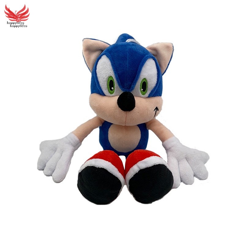 Búp bê nhồi bông hình nhân vật Sonic 30cm đáng yêu