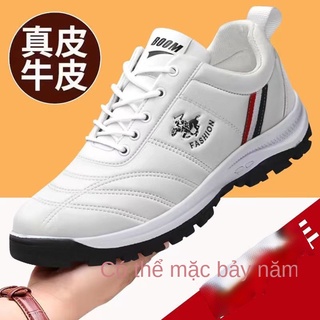 [Da bò nguyên miếng 100%] Ưu đãi đặc biệt giày gia công thông quan, giày da nam thường, giày chạy bộ đường dài