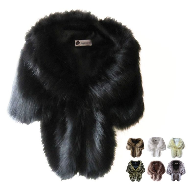 Khăn Choàng Lông Giả Sang Trọng Cho Nữ | BigBuy360 - bigbuy360.vn