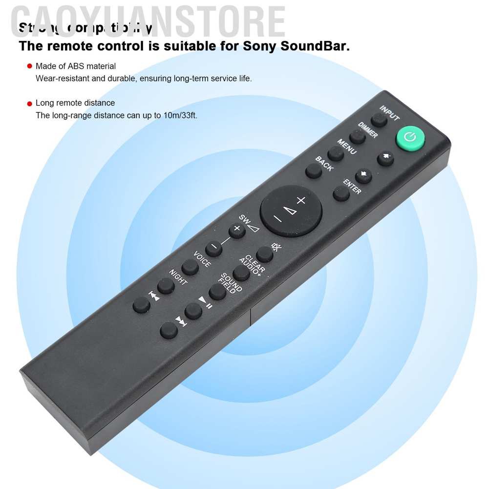 Điều Khiển Từ Xa Thay Thế Cho Sony Ht Rt3 Ht Ct390 Sa Ct390 Sa Wct390 Rmt Ah200U