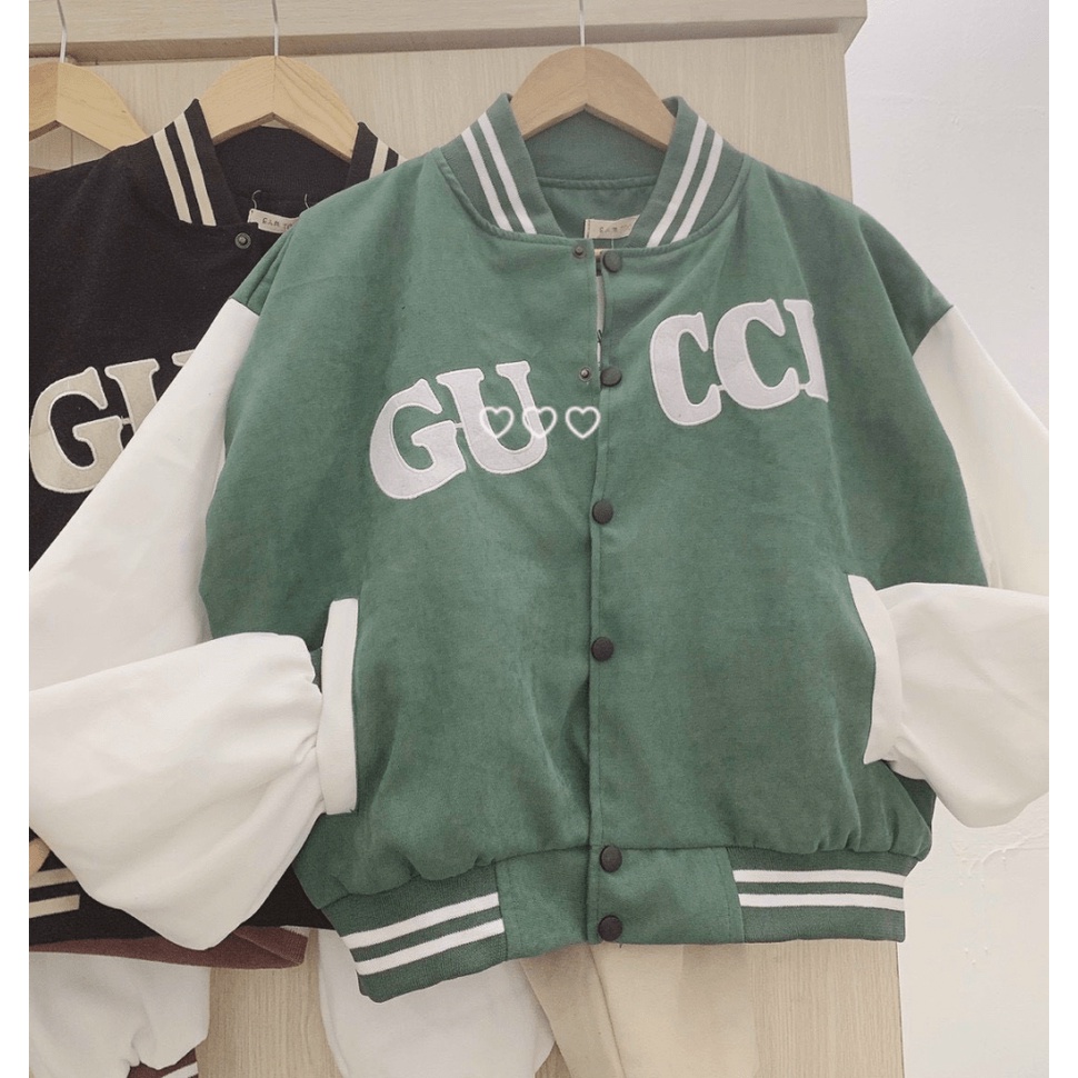 ÁO KHOÁC NỮ  PHỐI HAI  THOI TRANG GUGU ĐẸP SANG CHẤT LIỆU DA LỘN CAO CẤP THỜI TRANG VALENTINA