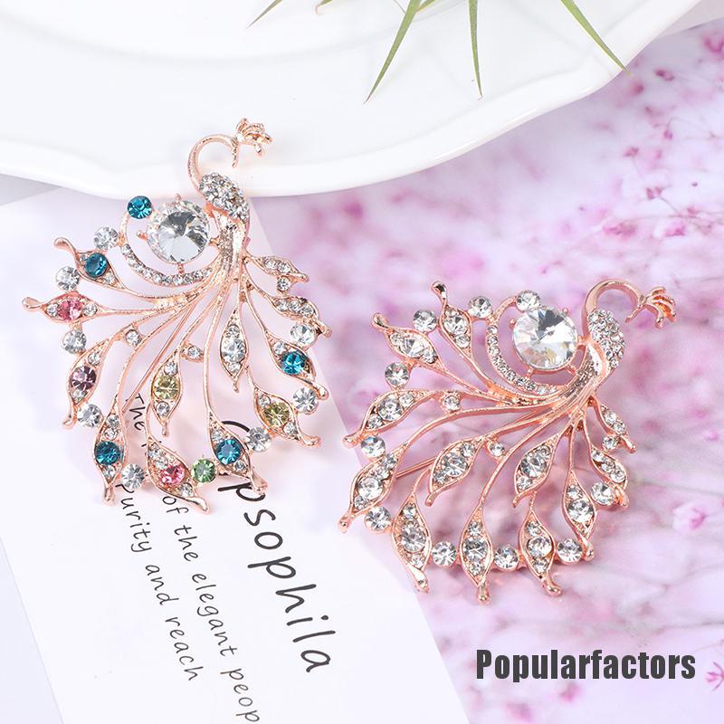 Ghim Cài Áo Hình Con Công Thời Trang